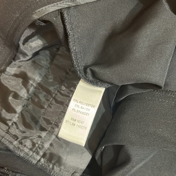 COUNTERPARTS BLACK WOMEN PATS STRAIY WIDE LEGS IN SIZE 10 p - Picture 4 of 6